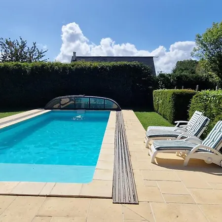 4 Personnes Avec Piscine Et Bain Nordique Proche Des Plages Du Debarquement Lejlighed Le Manoir (Calvados)