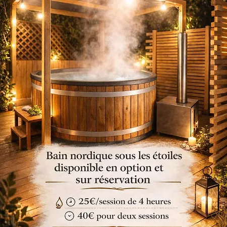 4 Personnes Avec Piscine Et Bain Nordique Proche Des Plages Du Debarquement アパート *