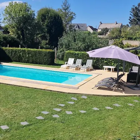 4 Personnes Avec Piscine Et Bain Nordique Proche Des Plages Du Debarquement 公寓 *